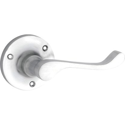 Tradco 0901 Victorian Lever on Rose Satin Chrome 63mm 60mm(P)