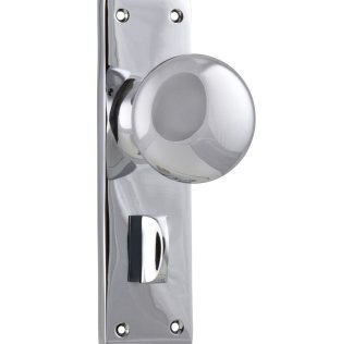 Tradco 0910P Door Knob Victorian Privacy Chrome Plated