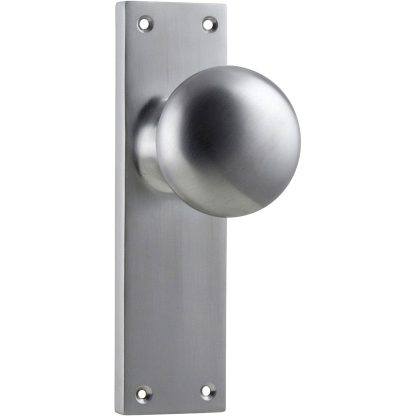 Tradco 0915 Door Knob Victorian Latch Satin Chrome