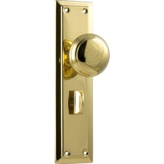 Tradco 0981P Richmond Knob Privacy Polished Brass 200x50mm