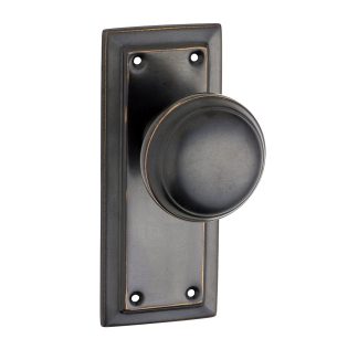 Tradco 0990 Richmond Knob Passage Antique Copper 125x50mm