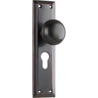 Tradco 0991E Richmond Knob Euro Antique Copper 200x50mm