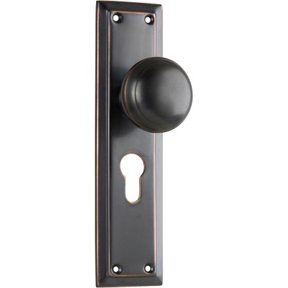 Tradco 0991E Richmond Knob Euro Antique Copper 200x50mm