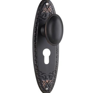 Tradco 0996E Fitzroy Knob Euro Antique Copper 205x63mm