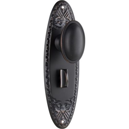 Tradco 0996P Fitzroy Knob Privacy Antique Copper 205x63mm