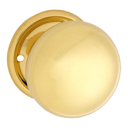 Tradco 1024 Mortice Knob 54mm Polished Brass
