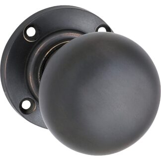 1030 - Victorian Mortice Knob 57mm - Antique Copper - 68mm(P)