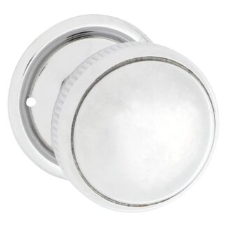 Tradco 1031 Door Knob Mortice Milled Edge Chrome Plated D45xP46mm BP45mm