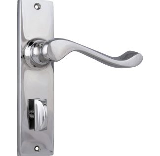 1045P Fremantle Lever Privacy, Tradco. Chrome Plate. 150x35mm - 50mm(P)
