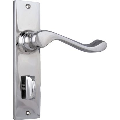 1045P Fremantle Lever Privacy, Tradco. Chrome Plate. 150x35mm - 50mm(P)