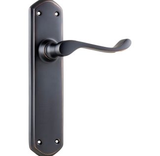 Tradco 1047 Windsor Lever Passage Antique Copper 200x45mm 60mm(P)