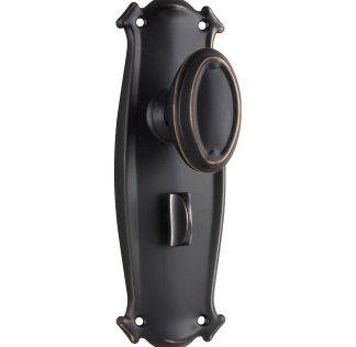 Tradco 1060P Bungalow Knob Privacy Antique Copper 197x68mm