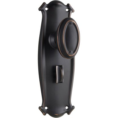 Tradco 1060P Bungalow Knob Privacy Antique Copper 197x68mm