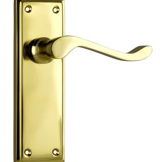 Tradco 1076 Camden Lever Passage Polished Brass 152x50mm 60mm(P)