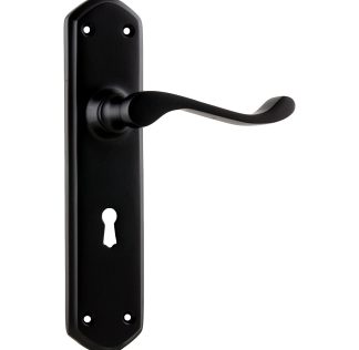 Tradco 1928 Windsor Lever Lock Matt Black 200x45mm 60mm(P)