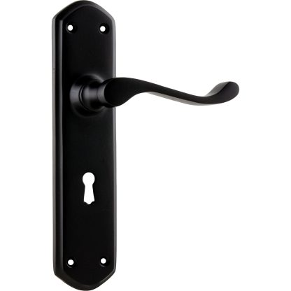 Tradco 1928 Windsor Lever Lock Matt Black 200x45mm 60mm(P)
