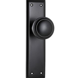 Door Knob Milton Latch Matt Black