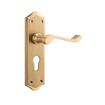 Tradco 6633E Henley Lever Euro Satin Brass 180x50mm