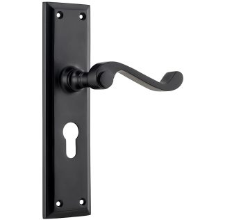 Door Lever Milton Euro Matt Black