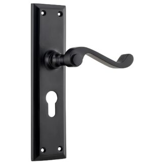 Door Lever Milton Euro Matt Black