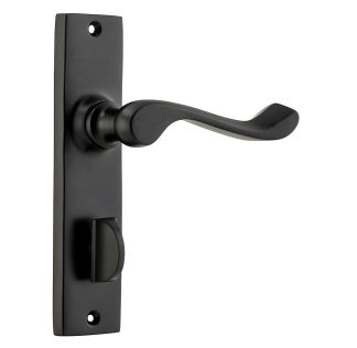 Tradco 9616P Fremantle Lever Privacy Matt Black 150x35mm