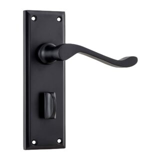 Tradco 9618P Camden Lever Privacy Matt Black 152x50mm 60mm(P)