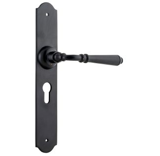 Tradco 9620E Reims Lever Euro Matt Black 240x40mm