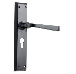 Tradco 9626E Menton Lever Euro Matt Black