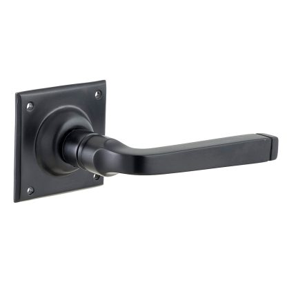 Tradco 9628 Menton Lever On Rose Matt Black