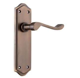 Tradco 9707 Henley Lever Latch Antique Brass 180x50mm