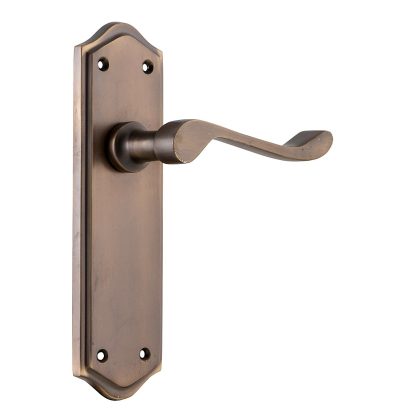 Tradco 9707 Henley Lever Latch Antique Brass 180x50mm
