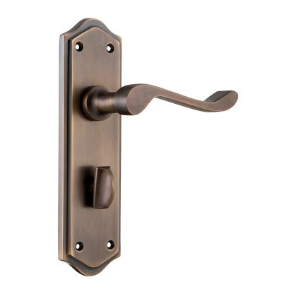 Tradco 9707P Henley Lever Privacy Antique Brass 180x50mm