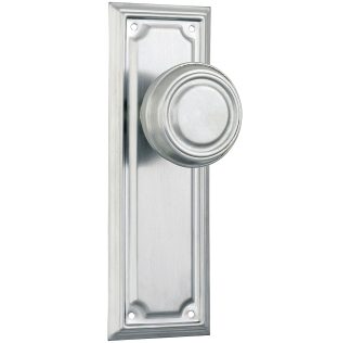 Tradco 9760 Edwardian Knob Latch Satin Chrome 185x60mm