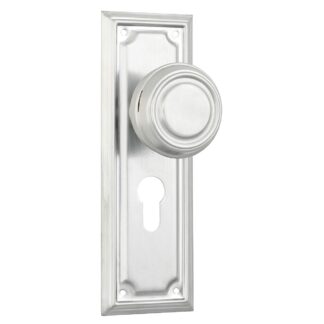 Tradco 9760E Edwardian Knob Euro Satin Chrome 185x60mm