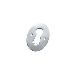 1186 - Door Escutcheon 30x45mm - Chrome Plate