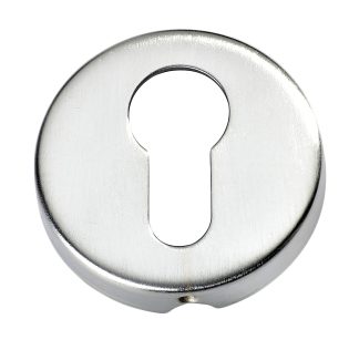 2043 - Euro Cylinder Escutcheon - 50mm - Satin Chrome