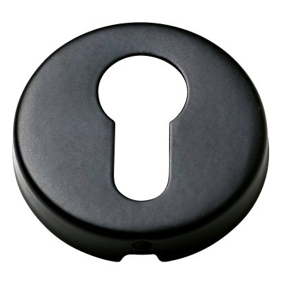 2057 - Euro Cylinder Escutcheon - 50mm - Black