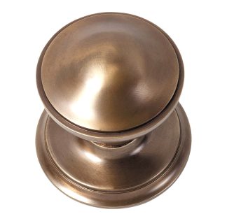 Tradco 2366 Centre Door Knob Antique Brass