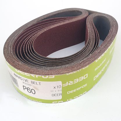 Sanding Belt 2 x 36 Inch. 50 x 914mm. Packs of ten belts