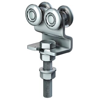 Industrial Sliding Door Roller with Four Wheels. M16 x 90mm. OM51500