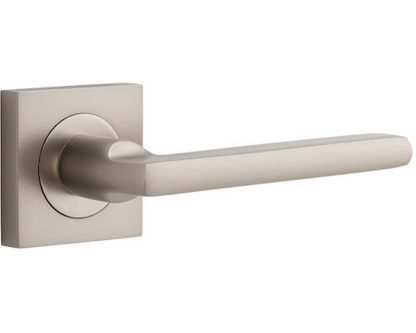 Passage Door Handle. Baltimore Square Rose.