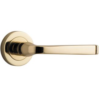 Passage Door Handle. Annecy Lever. Round Rose.