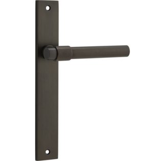 Rectangular Helsinki Door Handle. Passage Set.