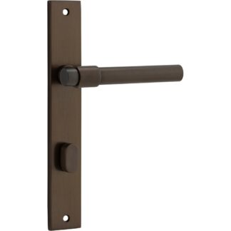 Rectangular Helsinki Door Handle. Privacy Set.