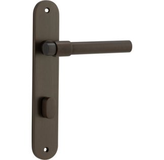 Oval Helsinki Door Handle. Privacy Set.