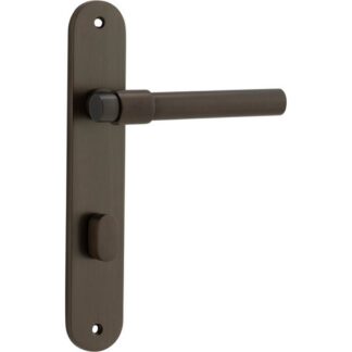 Oval Helsinki Door Handle. Privacy Set.