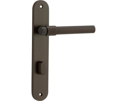 Oval Helsinki Door Handle. Privacy Set.