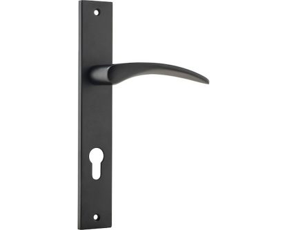 Entrance Door Handle. Oxford Lever Rectangular.