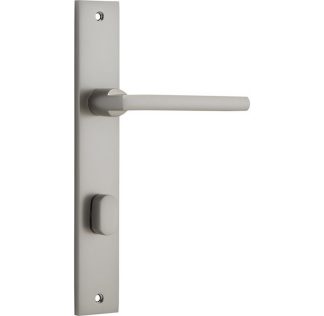 Privacy Door Handle. Baltimore Lever Rectangular.