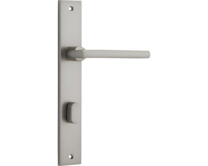 Privacy Door Handle. Baltimore Lever Rectangular.